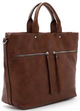 Suri Frey Handtasche Chessy Cognac braun Stanzmuster