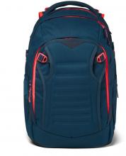 Schultasche dunkelblau neonpink Satch Match Pink Phantom