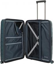 Reisekoffer Travelite Air Base Trolley M 67cm blau metallic erweiterbar