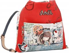 Fun and Music Taschenrucksack Anekke Rot Printdekor