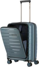 Travelite 55cm Air Base 4w Businesstrolley S Handgepäck Ice Blue Laptop
