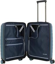 Travelite 55cm Air Base 4w Businesstrolley S Handgepäck Ice Blue Laptop