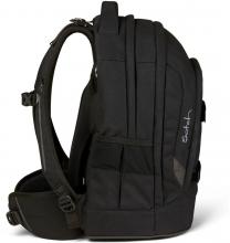 Bücherrucksack schwarz Satch Pack Blackjack Reflektoren mitwachsend