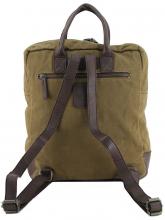 Freizeitrucksack Josh Harbour2nd Cool Casual Doppelhenkel Naturfaser Leder Brown