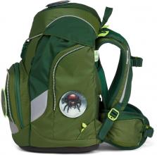 Schulrucksackset schimmernd grün Dschungel ergobag pack Grüne MamBär Shiny Edition