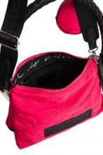 Desigual Prisma Dortmund Fucsia Ziernähte Clutch Crossover rot pink