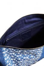 Jeanstasche bestickt blau Desigual Kuwait Hydra Denim Dark Blue Patchwork