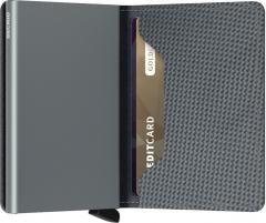 Kartenetui Secrid Slimwallet RFID-Schutz Carbon Cool Grey