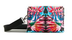 Crossbodybag Desigual Rodas Virtual Pink bunt gemustert