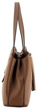 Guess Eco Brenton Henkeltasche Brown Logo Alloverprint