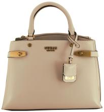 Kurzhenkeltasche Zadie Guess Latte Orange Reptiloptik Logodesign