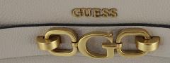 Kurzgrifftasche Guess Zira Light Rum Beige Rosa Kettenhenkel Logoplate