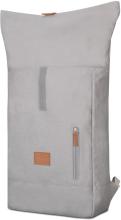 Rolltop Rucksack Adam Medium Johnny Urban Canvas imprägniert Grey Grau