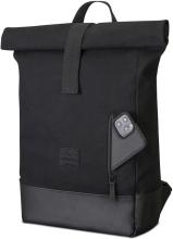 Johnny Urban Allround Backpack Adam Medium imprägnierte Baumwolle Black Vegan