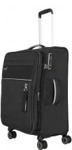 erweiterbarer Rollenkoffer M 67cm Travelite Miigo nachtschwarz Weichgepäck