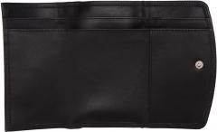 Damen Bügelbörse Polo Golden Head RFID Datensafe Black Silber