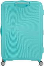 Hartschalekoffer türkis American Tourister Soundbox Spinner 77cm erweiterbar