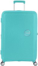 Hartschalekoffer türkis American Tourister Soundbox Spinner 77cm erweiterbar