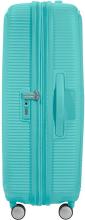 Hartschalekoffer türkis American Tourister Soundbox Spinner 77cm erweiterbar