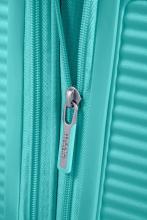 Hartschalekoffer türkis American Tourister Soundbox Spinner 77cm erweiterbar