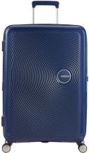 erweiterbarer Reisetrolley Spinner M 67cm Midnight Navy American Tourister Soundbox