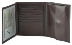 elegante Herrenbörse Rindleder Golden Head Colorado Bordeaux Datensicherheit