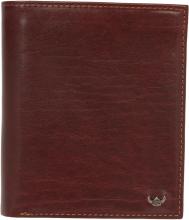 Lederbrieftasche mit Kartenfächern Golden Head Colorado Tabacco Braun Hochformat Datensafe