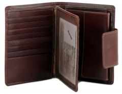 Kombischeintasche mit Lederriegel Herren Golden Head Colorado Tabacco Braun RFID Protect Kombischeintasche mit Lederriegel Herren Golden Head Colorado Tabacco Braun RFID Protect