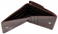 Slim Wallet Golden Head Colorado tabacco Braun RFID Protect