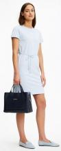 Tommy Hilfiger Kurzgrifftasche Iconic Satchel Interlockemblem Black