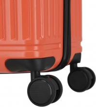 4-Rad-Trolley Hartschale Travelite Cruise M 67cm TSA-Schloss coral