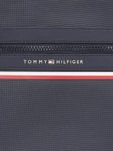 Herren Schultertasche Tommy Hilfiger Stripe Mini Crossover Space Blue PU Pique Style