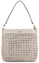 Hobobag Guess Sicilia Sand Beigeton Flechtdesign 