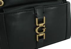 Briana Abendtasche Guess Black Messinglogo 