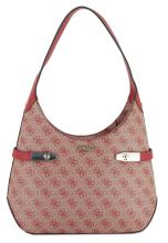 Red Logo Bucketbag Guess Zadie Logo Markenprint  
