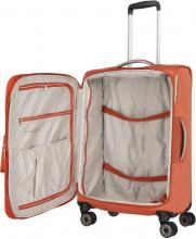 Reisekoffer erweiterbar 4w Trolley M 67cm Travelite Miigo Safran orange recycled