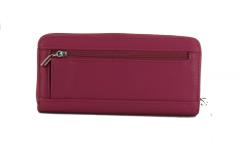 elegantes Portmonnaie Guess Katey Steppnaht Handschlaufe Braun Whiskey