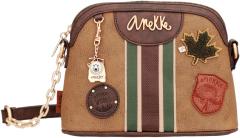 Kleine Umhängetasche Kanada Eisbär Ahorn Anekke Urban beige Kette