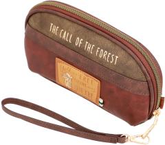Anekke Wallet The Forest Urban braun Logoprint Kosmetiktasche