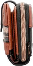 Geldbörse mit Etui schwarz bestickt Ahorn Anekke The Forest Wild Kanada