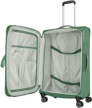 großer Flugtrolley grün Matcha recycled Travelite Miigo 77cm