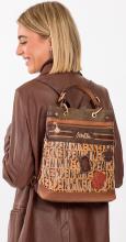 City Rucksack Damen Slim The Forest Urban Alloverprint 