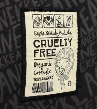 zweigeteilte Bowlingbag recycled Anekke Nature Woods Logoprint schwarz grün