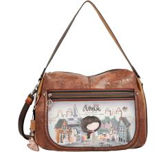 Schultertasche braun bunt Anekke Voice Aktivismus Gleichberechtigung