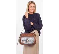 Schultertasche braun bunt Anekke Voice Aktivismus Gleichberechtigung