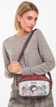 Crossbodytasche Anekke Voice bunt bestickt Love & Peace Gleichberechtigung