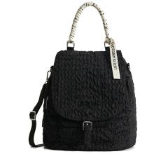 Knitterrucksack schwarz Desigual Ankara Free Negro