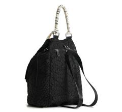Knitterrucksack schwarz Desigual Ankara Free Negro