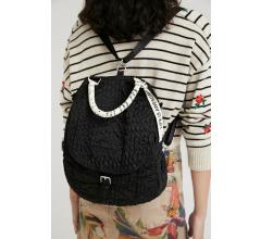 Knitterrucksack schwarz Desigual Ankara Free Negro