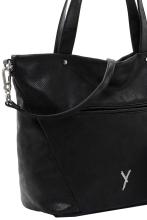 Suri Frey Laley Henkeltasche Black Stanzung vegan 